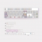 Memphis 104+21 Cherry MX PBT Dye-subbed Keycaps Set for Mechanical Keyboard GK61 64 68 87 96 980 104 108